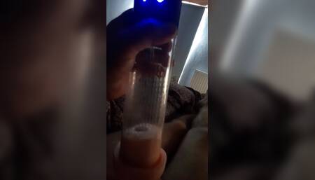 Masturbation with the pump
