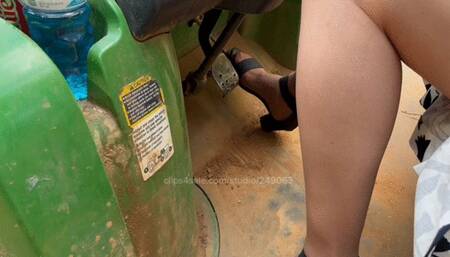 I BLEW THE GATOR UP! and backhoe COMBO!