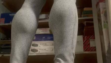 Patterned Pants At Work Home and Relaxing