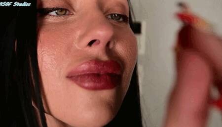 Chicana enjoys slurping on tiny women! GIANTESS VORE!! Pt 2 - MOV