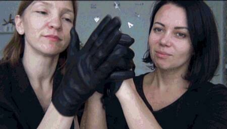 Do you want to cum in leather gloves e