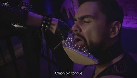 Our feet very dirty for the slave to clean and be humiliated