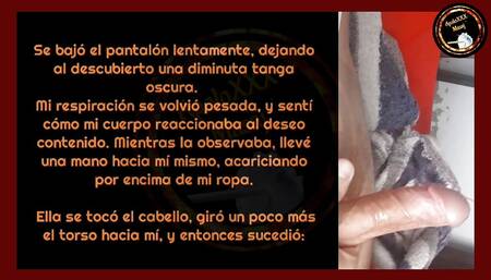 Reacting and Masturbating to the EROTIC STORY "Looking at my neighbor" or "The window of desire"