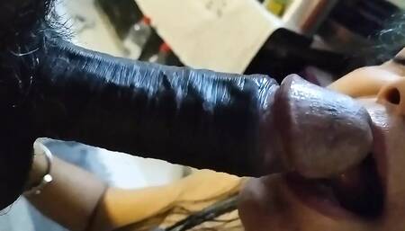 2nd part hot sucking huge cock