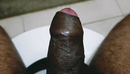 Cum in bathroom 1