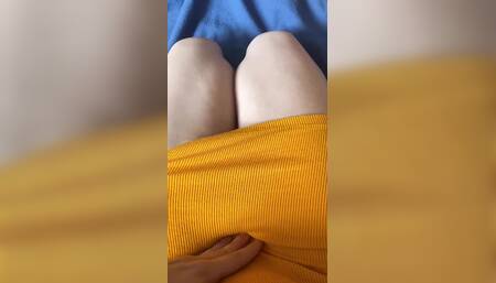 Glue stick fucking, view from up