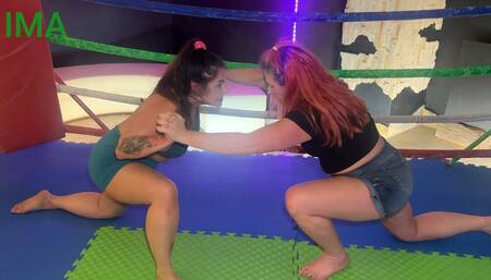 Angelica KO vs Kat Max - pins only match