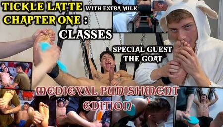 Tickling Latte with extra milk Chapter one : classes - Nick, Jhon and Pain milked-tickled