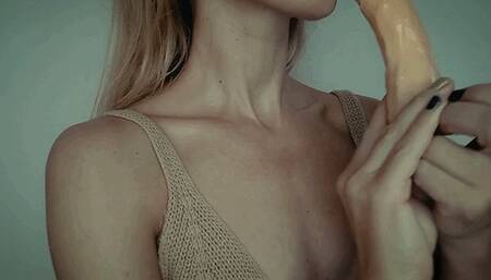 Massage and squeeze my neck hard