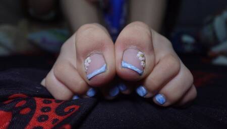 Latin foot fetish in 4k