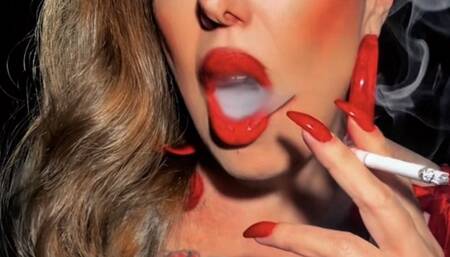 The Lady in Red - Audible Inhales and Exhales - Dunhill White 100