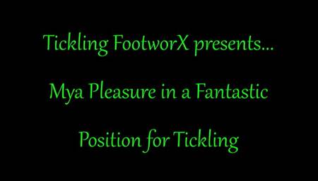 Mya Pleasure in a Fantastic Position for Tickling