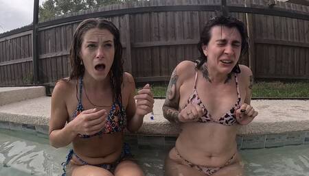 Poolside Sneezing with Mia and Nathalia 1080p