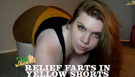 Relief Farts In Yellow Shorts