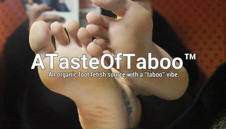 Samantha’s Rank Lint-Packed Dry Soles BlackFlats Dangle - Giant Size 11s Stink-Soaked Sole Smotherwork Edging – PRT1