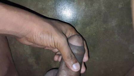 Desi Handjob with Black Cock
