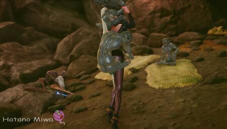 Intense Orgy with Goblins: Skinny, Curvy Slut Passionately Fucked and Drenched in Cum