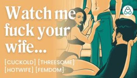 ASMR Audio Porn: Hotwife Cuckold MMF Threesome with Femdom, BDSM & Degradation