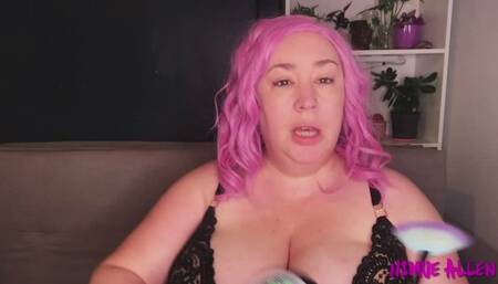 Putting On Makeup - Disinterested JOI - Nimue Allen, bbw, femdom, jerk off instruction, big boobs, make up, wmv