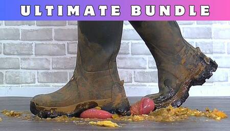 Goddess Amber - Bananas, Boots & Balls - Smashing Your Cock & Balls Under My Dirty Hunter Wellies - 191 Ultimate Bundle - Trample Trampling CBT Food Crush Crushing Bootjob Footjob Shoejob Cumshot