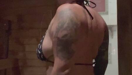 Mistress Dolly’s Sweaty Suana Stretches