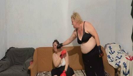 Stepmom boxing domination MP4