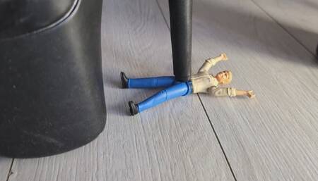 High heel trampling for tiny Victor