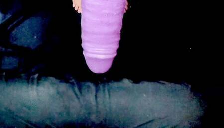 My purple latin lover stretchin his wet hot ass pussy