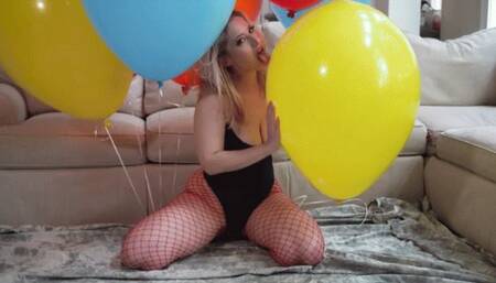 Balloon Mass Pop : Helium Q24 Balloon Popping !!! - HD 10080p mp4