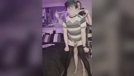 Miss Vixen's bull told her he used to bully her cucky in the showers! And even in front of his crush!?!? So she decided to recreate those wedgies! She even made you wear his old dirty underwear and ripped it all the way with a hanging wedgie!