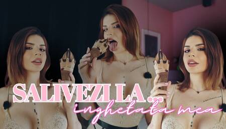 Salivezi la inghetata mea! Alexa Creed te umileste in timp ce isi linge inghetata cum ar linge pula ta!