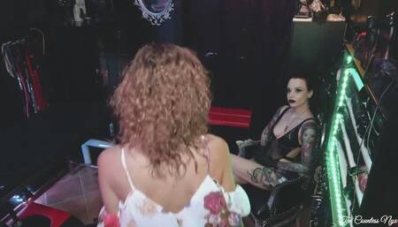 THE INEXPERIENCED REDHEAD'S FIRST ANAL WITH THE MISTRESS