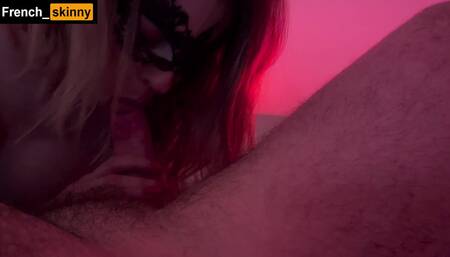 Pob with My Stepsister Sucks Me off and I Cum in Her Mouth