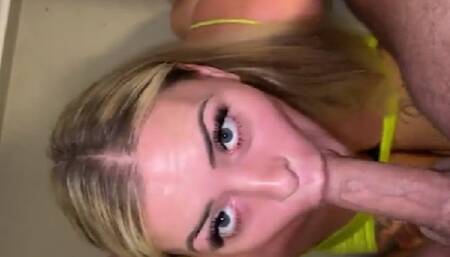 Anna & Bryan's Mascara Dick Trick: Perfect Timing Blowjob