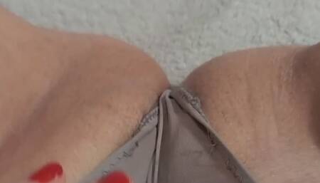 Panty Tease: MILF Sofia Avallone Plays with Her Wet Pussy