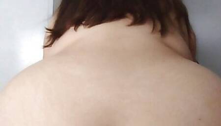 Latina wife riding husband