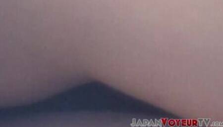 Utilizing the vibrator made this Japanese lads pussy happy