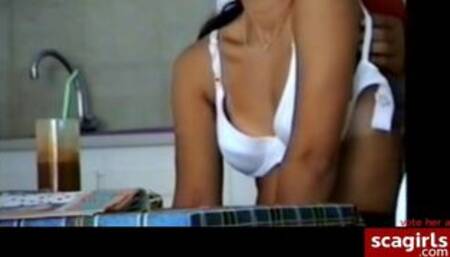 Huge Nipples on Greek Amateur Milf