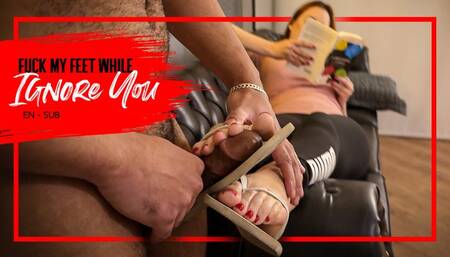 Nara walks with cummed flip-flops after ignoring foot guy (1080 EN-sub) Shoejob - White Flip Flop - Ignore - Foot Fetish - Cum on Shoes - Footjob