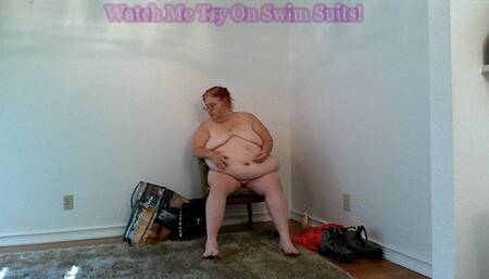 Nurse Vicki sexy bbw is Trying on Swimsuits and Bikinis