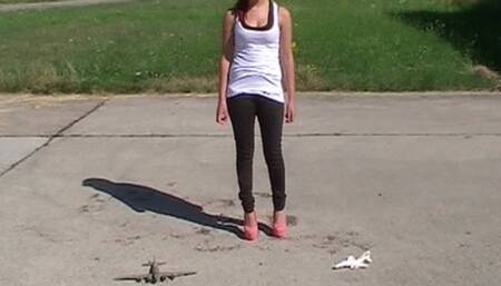 plane crush in high heels