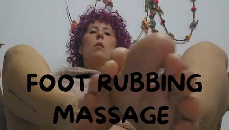 Foot rubbing massage