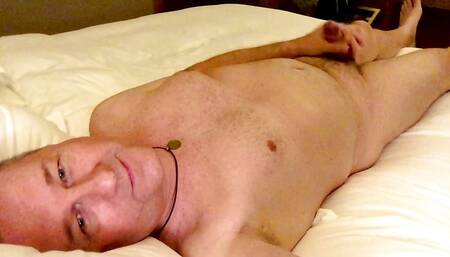 Cool chubby daddy masturbate