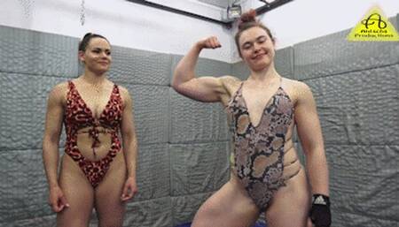 Dolly vs Alexis Luna female wrestling