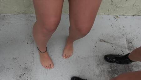 Aaliyah and Amber vs Rocky: Trouble Walking