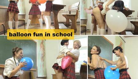 balloon fun in school - mp4 720p