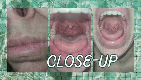Close up throat and nose