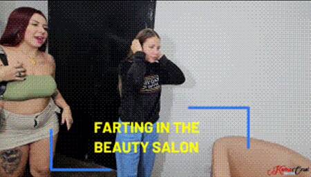 FARTING IN THE BEAUTY SALON - MISTRESS ARIEL - FULL VERSION IN FULL HD - NEW JULY 2025
