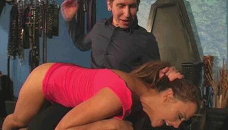 Spy Pain Test- Chanel Gets Spanked & FIngered (MP4)