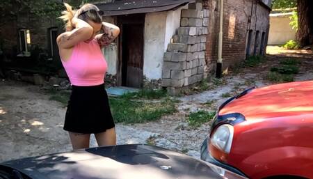 Alina gets into a car crash because of her high heels